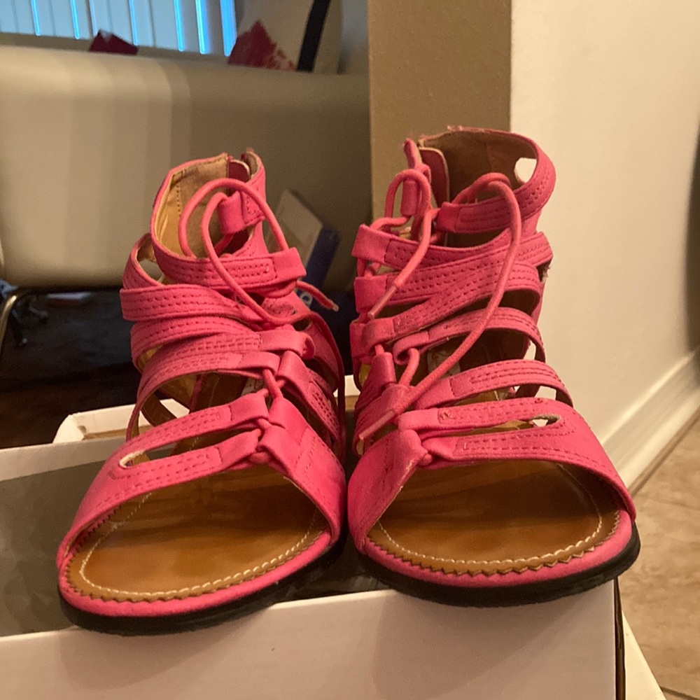 Hot Pink Sandals